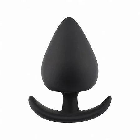 Plug Anal Silicone Tamanho M 6.7x3.5 Sexy Import
