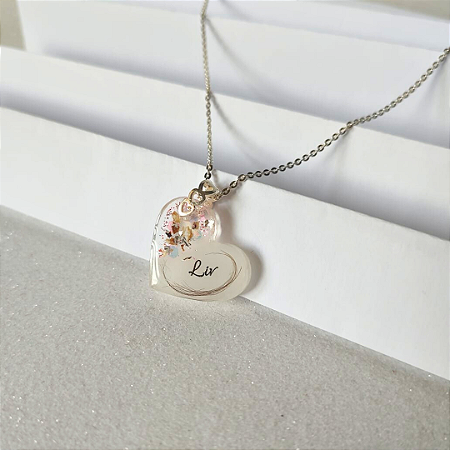 Pingente Coração de Leite - M