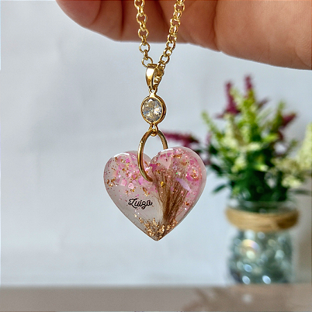 Pingente Coração de Leite - M