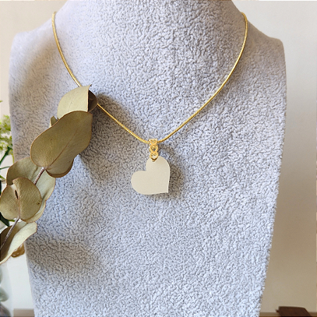 Pingente Coração de Leite - P