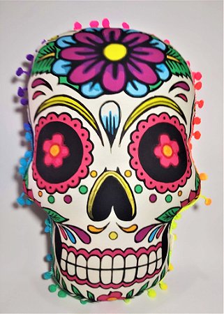 Almofada Mexicana Lady Catrina