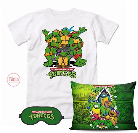 CAMISETA TARTARUGA NINJA DESENHO INFANTIL