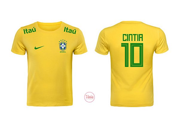 Camiseta Brasil copa 2022 especial - Seleção Brasileira personalizada -  Tônia Personalizados