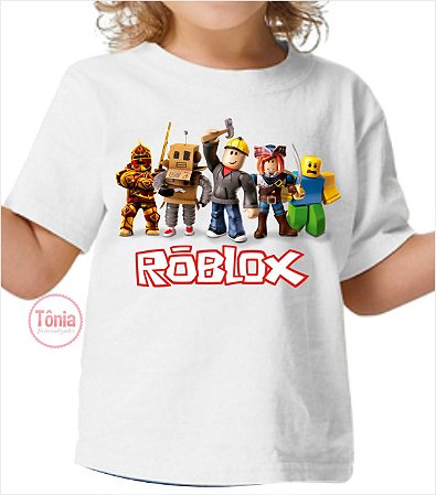 Camiseta De Roblox Feminina Infantil Personalizada