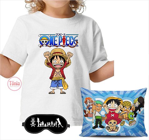 One piece kit camiseta, almofada e máscara de dormir - Tônia Personalizados