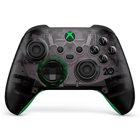 Controle Xbox Series S/X Edição 20º aniversário Preto e Verde - XonGeek