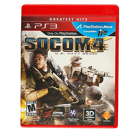Jogo SOCOM 4 U.S. Navy Seals (Seminovo) - PS3