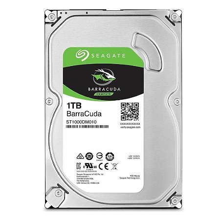 HD BarraCuda, 1TB, 3.5', SATA - ST1000DM010 - Seagate