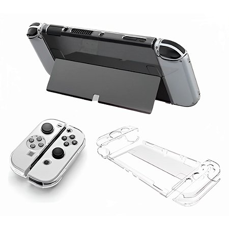 Case Protetora de Acrílico Nintendo Switch V1, V2 e Oled (Seminovo)