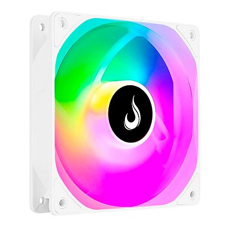 Cooler FAN Frost White 120mm, RGB, Branco, RM-MB-02-5V - Rise Mode