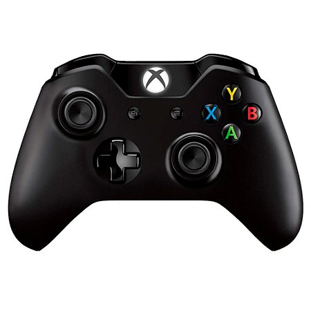 Controle Xbox One Fat Preto - Microsoft (Seminovo)