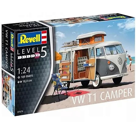 Kombi Volkswagen T1 Camper 07674 - Revell
