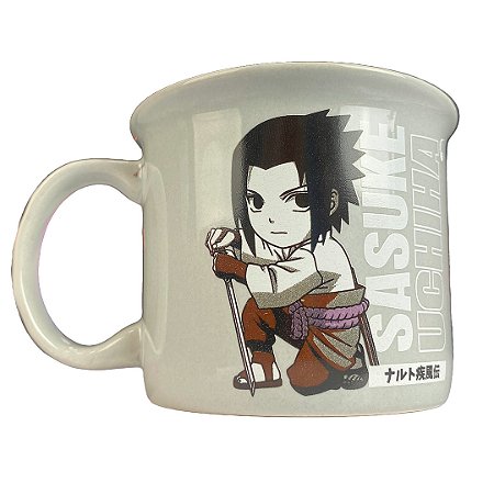 Caneca Camp Sasuke Chibi Naruto Shippuden - Clube Comix