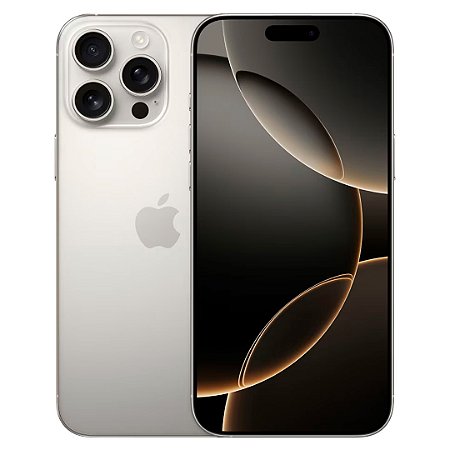 Smartphone iPhone 16 Pro Max 512gb, Câmera de 48Mp, Rede 5G eSim, Titânio Natural - Apple