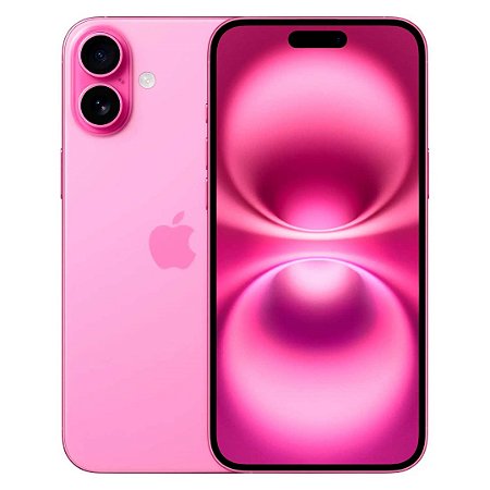 Smartphone iPhone 16 128gb, Câmera de 48Mp, Rede 5G eSim, Rosa - Apple