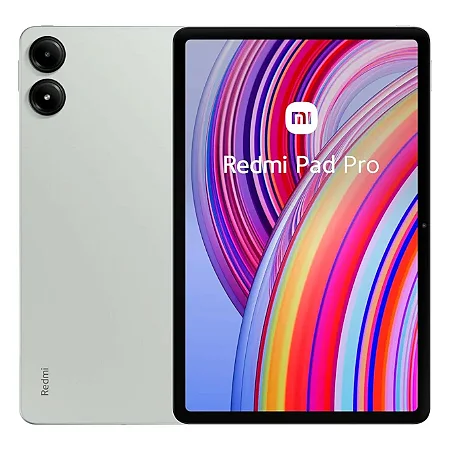 Tablet Xiaomi Redmi Pad Pro 256GB/8GB Ram Tela 12.1", Dolby Vision WQHD+ 120hz, Wi-fi, Versão Global, Verde - Xiaomi