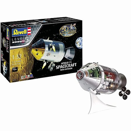 Apollo 11 Spacecraft With Interior 03703 - Revell