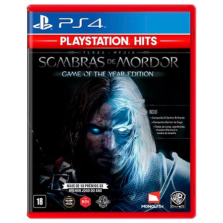 Jogo Terra-Média Sombras de Mordor Edição Jogo do Ano (Seminovo) - PS4