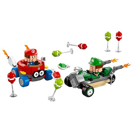 Mario Kart, Baby Mario vs Baby Luigi, 72034 - Lego