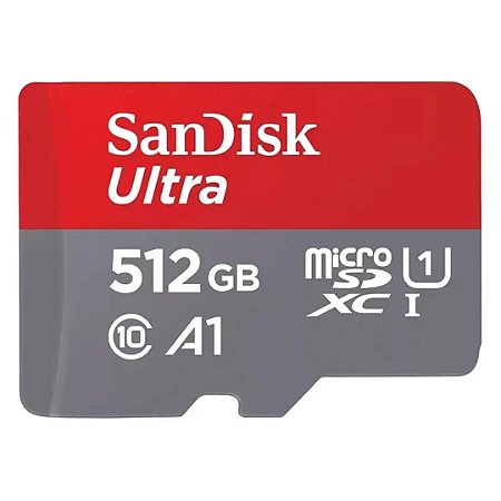 Cartão de Memória Micro SD 512GB 150Mbs Ultra Classe 10 - Sandisk
