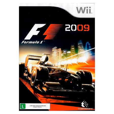 Jogo F1 2009 (Seminovo) - Nintendo Wii