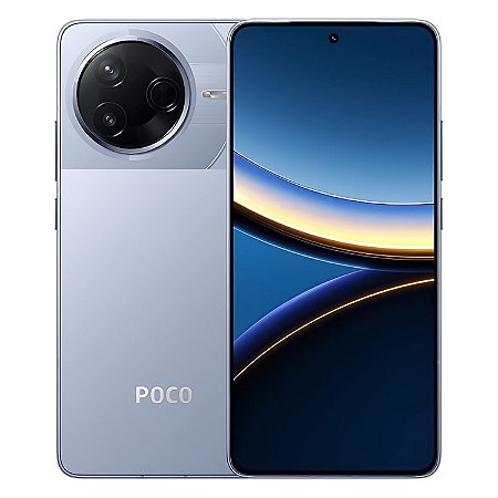 Smartphone Poco F7 Pro 5G 512GB/12GB RAM, Tela AMOLED 120Hz, Câmera 50Mp, Versão Global, Azul - Xiaomi