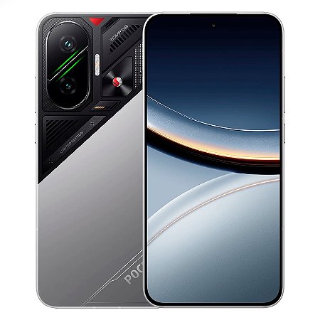 Smartphone Poco F7 5G 256GB/12GB RAM, Tela AMOLED 120Hz, Câmera 50Mp, Versão Global, Cinza - Xiaomi