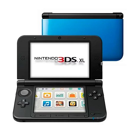Console Nintendo 3DS XL, Desbloqueado (Seminovo) - Azul