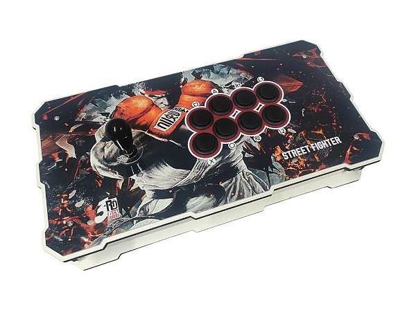 Controle Arcade Street Fighter Ryu para Playstation e PC (Seminovo) - 3RD Round