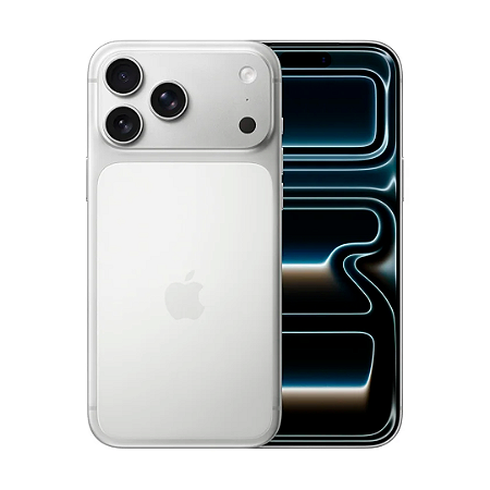 Smartphone iPhone 17 Pro Max 256gb, Câmera de 48Mp, Rede 5G eSim, Prateado - Apple