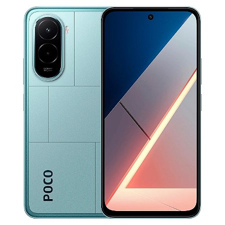 Smartphone POCO M7 256gb/8gb RAM, Câmera de 50Mp, Tela LCD 144Hz, Versão Global, Azul - Xiaomi