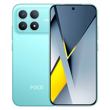 Smartphone Poco F8 Pro 5G 256GB/12GB RAM, AMOLED 120Hz, Câmera 50Mp, Versão Global, Azul - Xiaomi