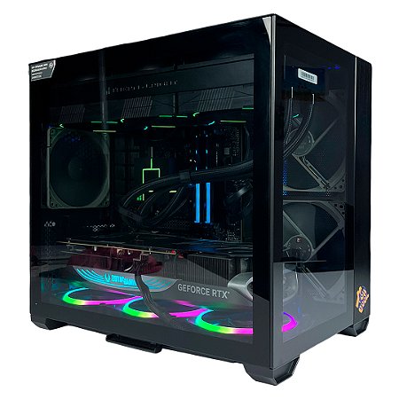 PC Gamer, Ryzen 5 7600X, 32GB Memoria RAM DDR5, SSD NV2 2TB, Placa Mãe ASUS TUF Gaming B650M-Plus, Placa de Vídeo RTX 4080 Zotac