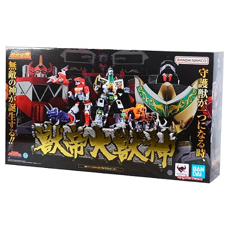 Conjunto Megazord Zyutei Daizyujin GX-72 + GX-78 Soul of Chogokin - Bandai