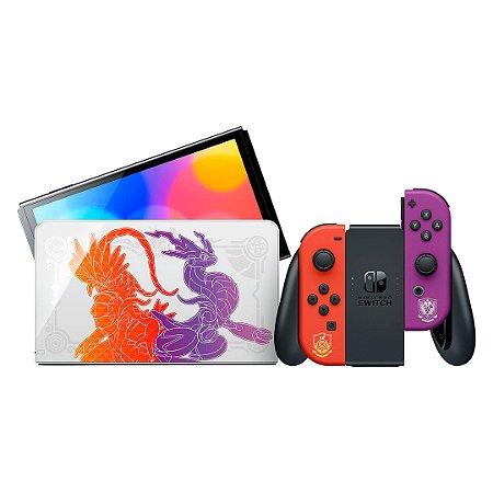 Console Nintendo Switch OLED Edição Especial Pokemon Scarlet e Violet (Seminovo)