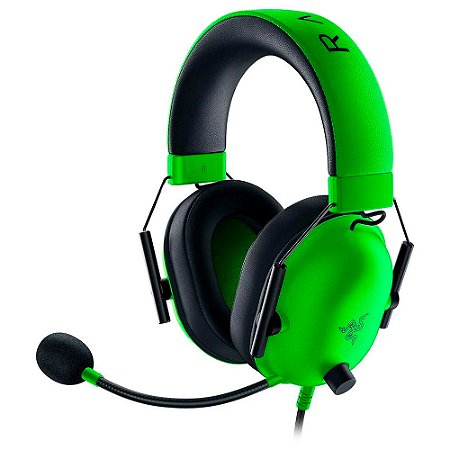 Headset Gamer BlackShark V2 X Drivers 50mm, Entrada P3, Audio 7.1 Multiplataforma,Verde (Seminovo) - Razer