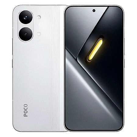 Smartphone Poco X8 Pro Max 5G 256GB/12GB RAM, Tela AMOLED 120Hz, Câmera 50Mp, Versão Global, Branco - Xiaomi