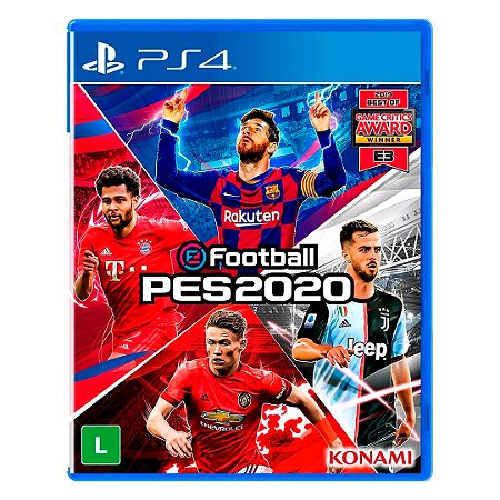 Jogo Efootball Pro Evolution Soccer PES 2020 (Relabel)(Seminovo) - PS4
