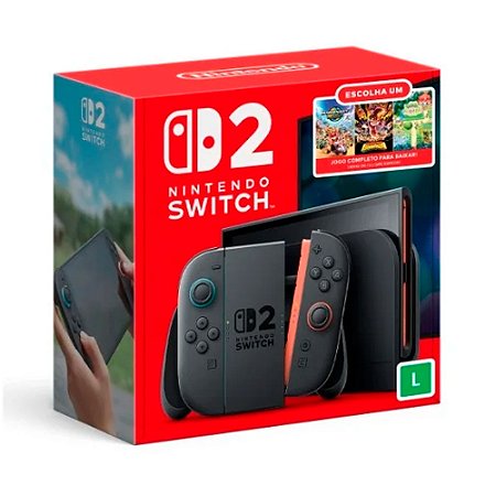 Console Nintendo Switch 2 Bundle Escolha Seu Jogo - Nintendo