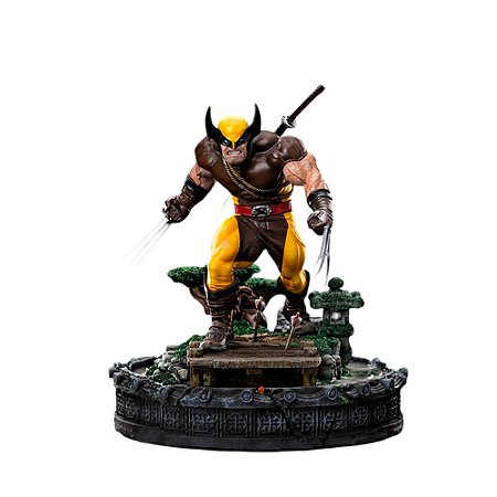 Estátua Wolverine Unleashed Deluxe, Marvel 1/10 - Iron Studios