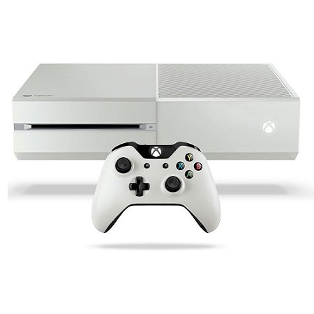 Console Xbox One Fat 500gb Branco - Microsoft (Seminovo)