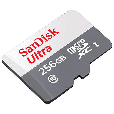 Cartão de Memória Micro SD 256GB 100Mbs Ultra Classe 10 (Seminovo) - Sandisk
