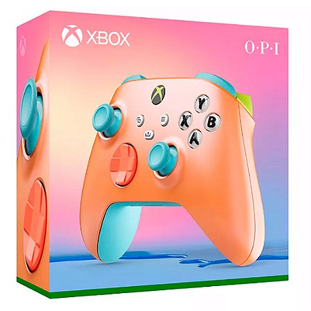 Controle Xbox Series S/X Edição Especial Sunkissed Vibes OPI (Seminovo) - Microsoft