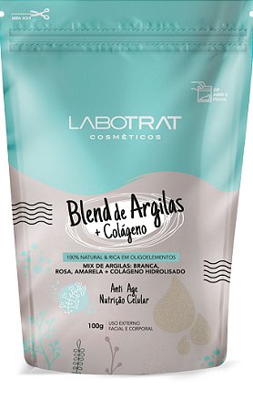 BLEND DE ARGILAS COM COLÁGENO 100g - LABOTRAT