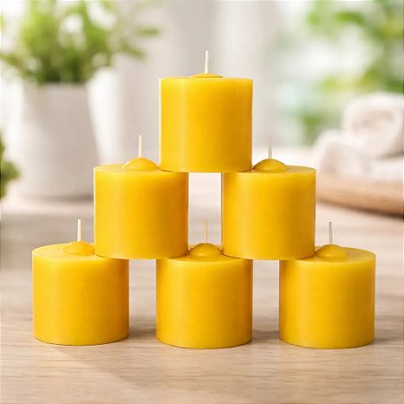 Caixa com 6 velas 90g - citronela