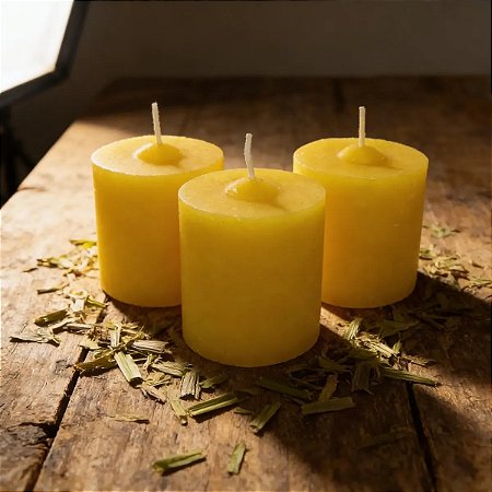 Caixa com 6 velas aromáticas 130g - citronela