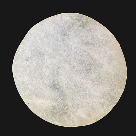 Pele de couro boi disco 55 cm