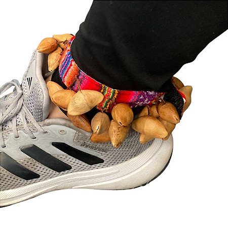 Tornozeleira com velcro semente Aguaí