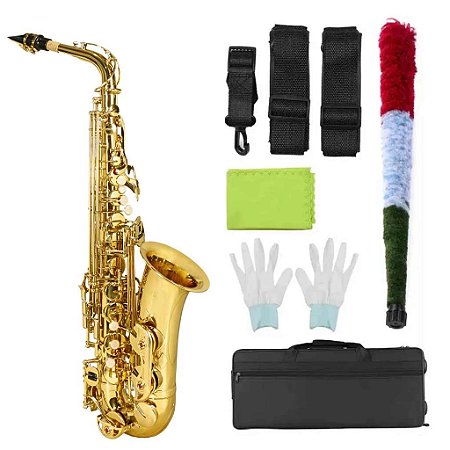 SAXOFONE ALTO KONIG (Eb) COMPLETO NOVO