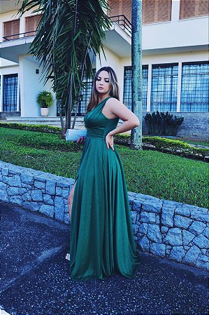 Vestido para Madrinha de Casamento Verde Esmeralda Longo - Vestidos de  Festas | Marisa Modas | Madrinhas | Formatura | Debutantes